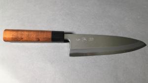 Couteau japonais artisanal de Yoshikazu Tanaka Deba 18 cm
