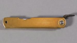 Couteau pliant japonais Higonokami Tanto - Laiton