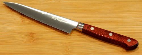 COUTEAU JAPONAIS DE CUISINE TAKAMURA SUPER GOLD RED - OFFICE 15 CM