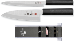 Set de 2 couteaux japonais KAI SEKI MAGOROKU HEKIJU "poisson affûteur" - gaucher