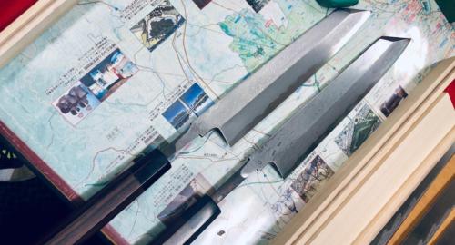 Couteau japonais gomtrie de lame one side