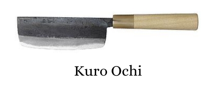 couteau japonais d'artisan kuro ochi 