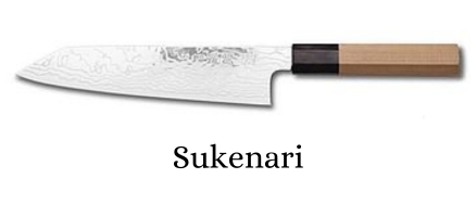 couteau japonais artisanal Sukenari 